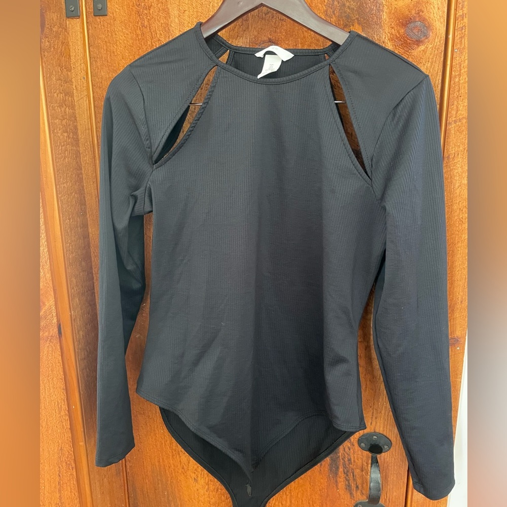 H&M navy bodysuit size large